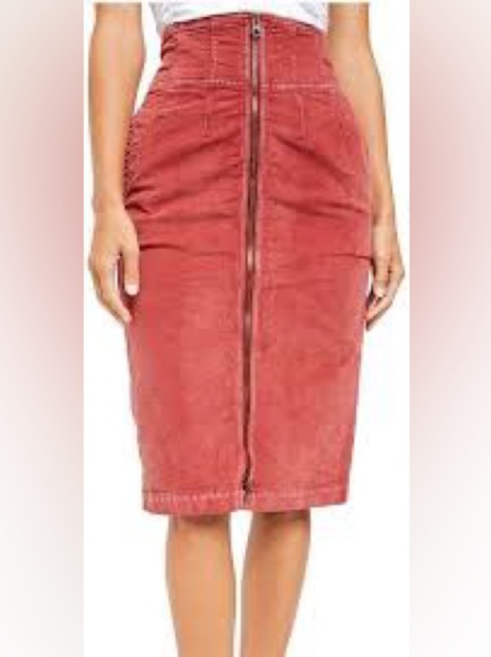 Free People I want it all in poppy red skirt